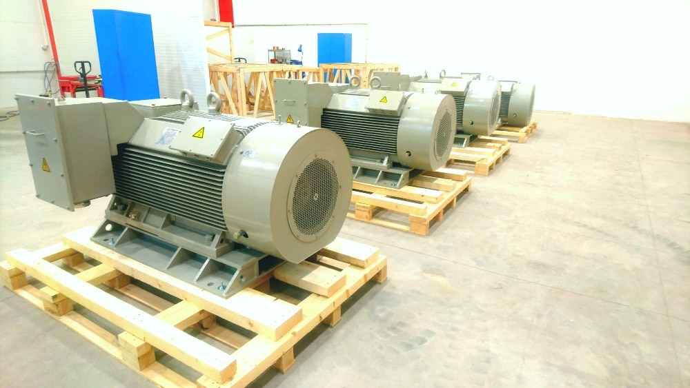 Medium and high voltage motors